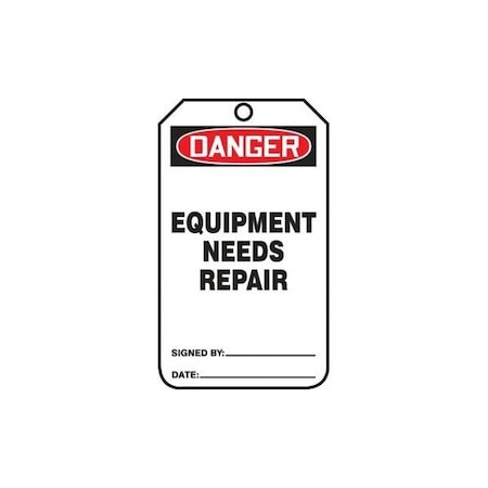 Accuform RP-Plastic, 3-1/4 in Width, 3/8 in Height, , 5 PK MDT007PTM
